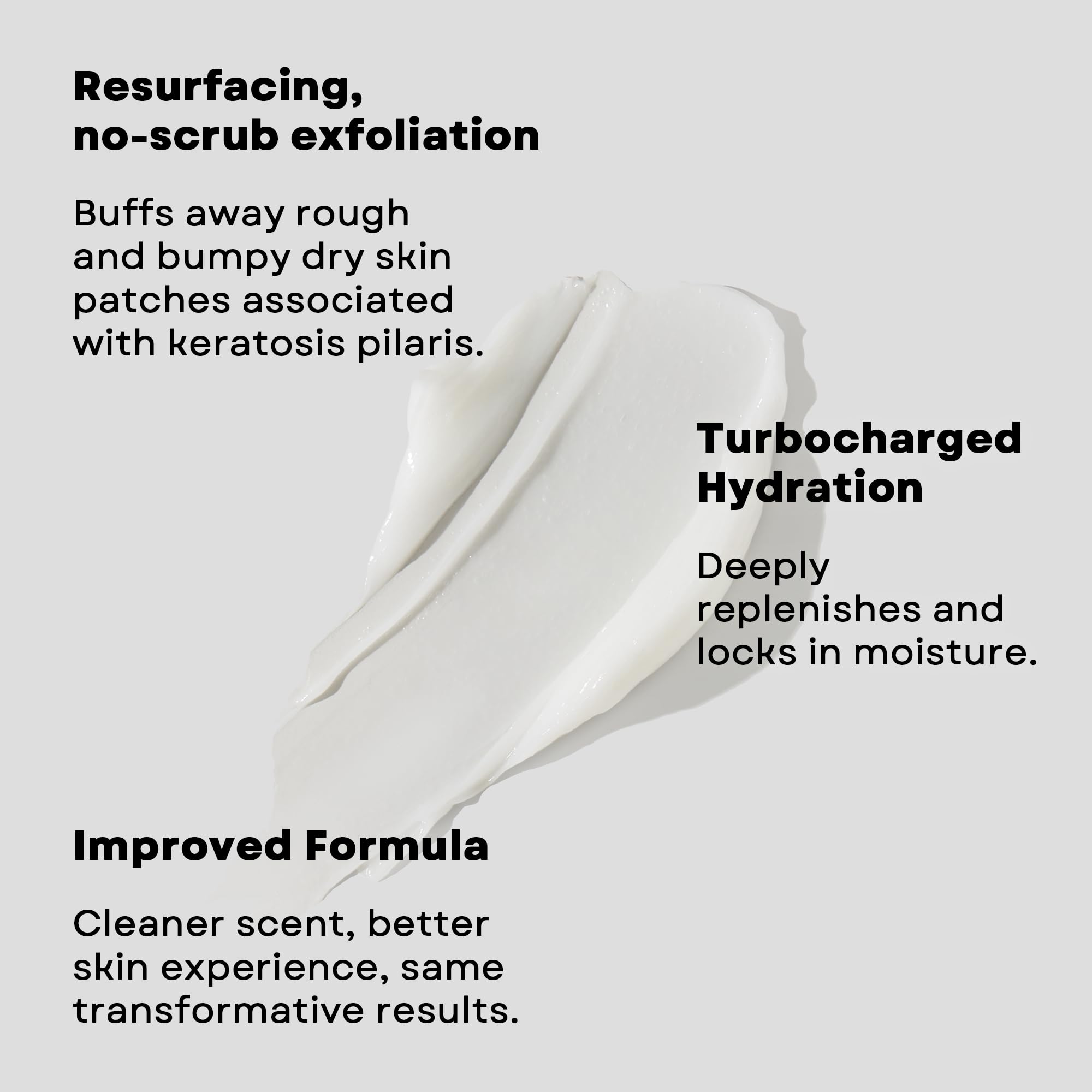 AmLactin KP Bumps Be Gone - 3 oz Keratosis Pilaris Moisturizing Cream with 15% Lactic Acid - Exfoliator and Moisturizer for Dry, Rough and Bumpy Skin, Pack of 2 (Packaging May Vary)